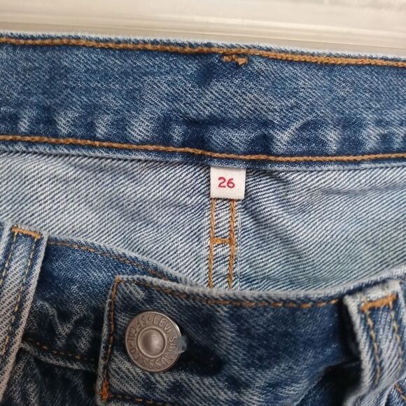 Levi's Button Front Mini Skirt - Picture 11 of 12